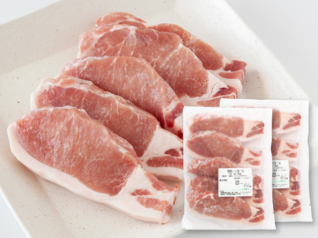 国産豚ロース切り身