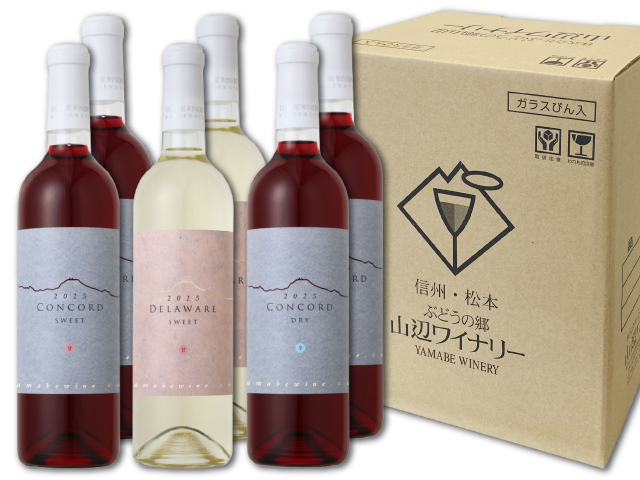 山辺ワイナリー 6本セット
