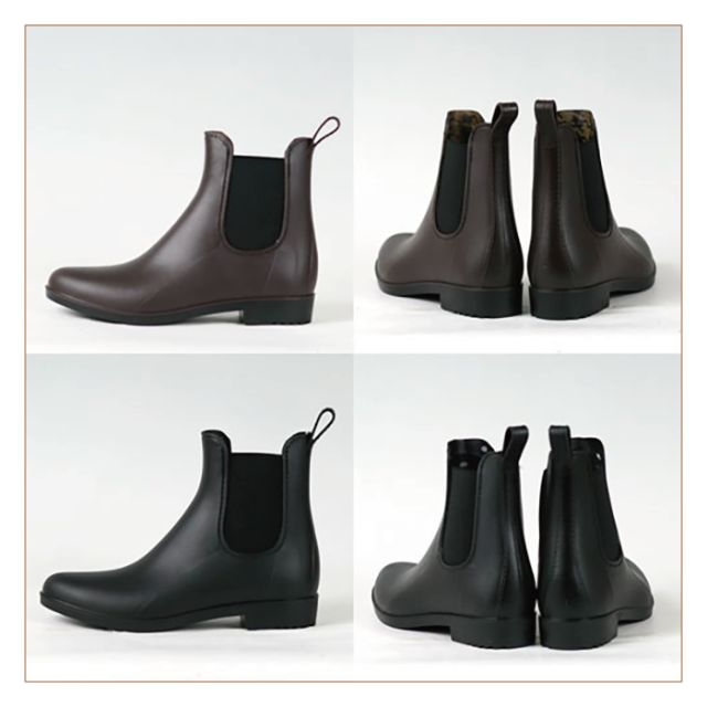 完全防水の女性用ショートレインブーツ《MonFrere》モンフレールLB8205