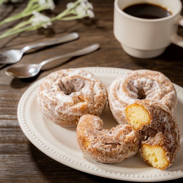 長門牧場ソフトクリームドーナツ