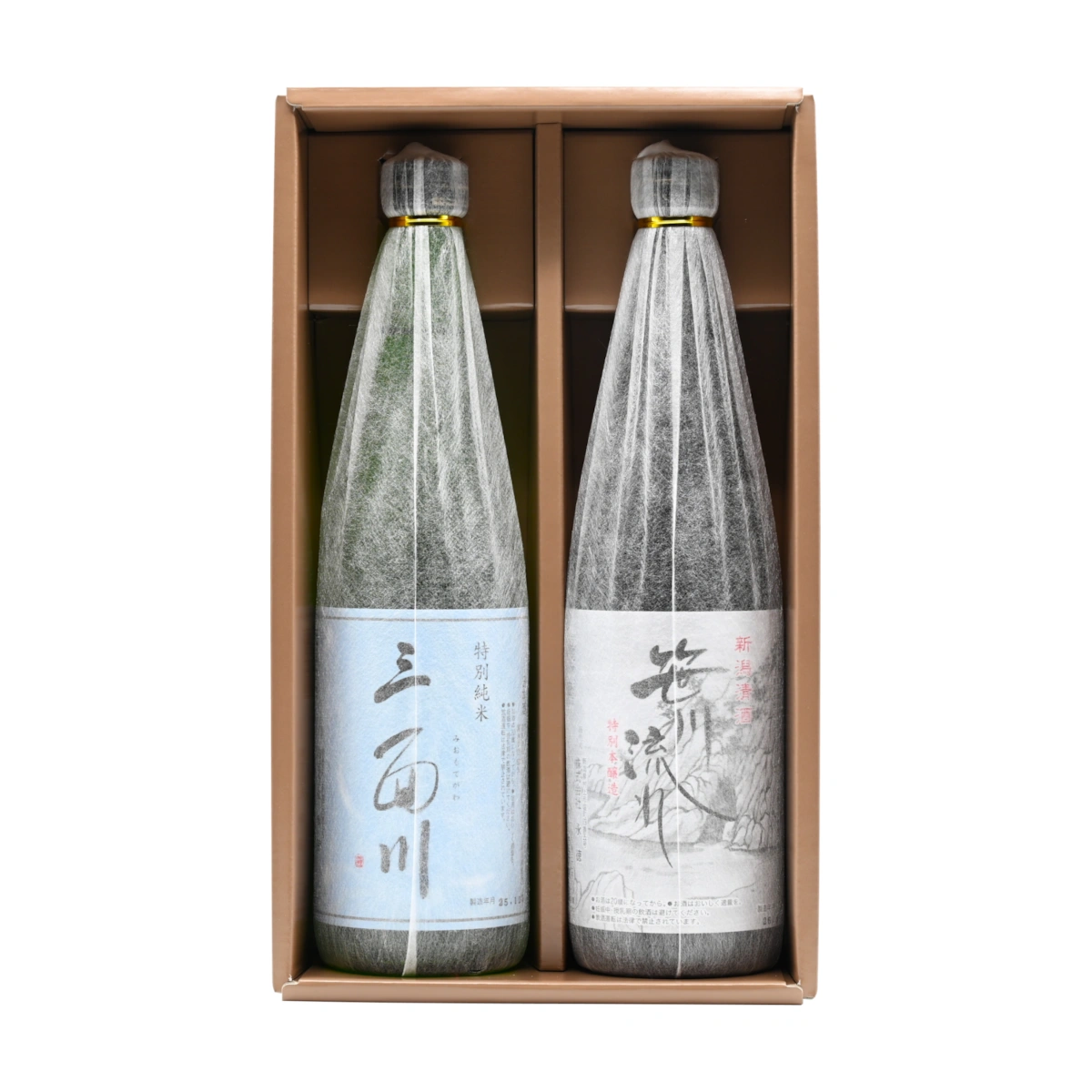 日本酒 大洋酒造 特別純米 三面川 × 特別醸造 笹川流れ 720ml×2本セット 化粧箱入