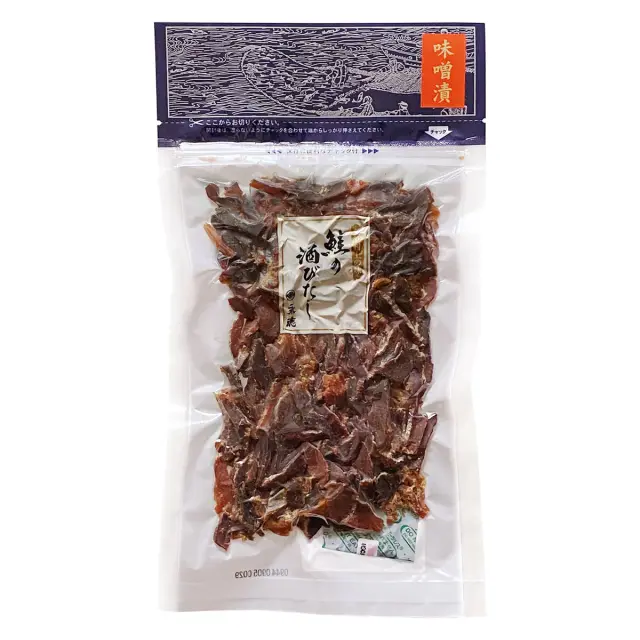 新潟 村上 鮭の酒びたし フレーク 味噌漬 90g