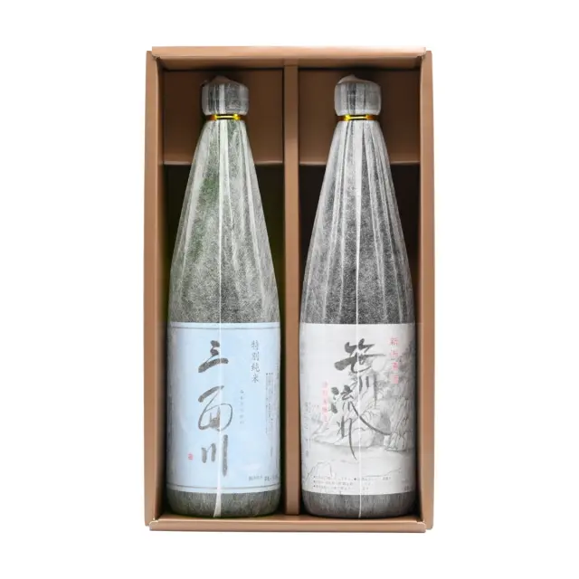 日本酒 大洋酒造 特別純米 三面川 × 特別醸造 笹川流れ 720ml×2本セット 化粧箱入