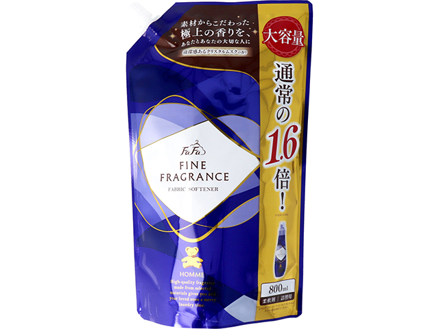 柔軟仕上げ剤 ファーファ ファインフレグランスオム柔軟剤 詰替用 超特大サイズ 800mlＸ6個