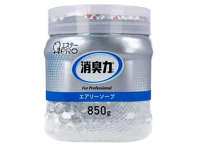業務用消臭剤 エステー 消臭力 ビーズタイプ 大容量 室内／トイレ用 エアリーソープの香り 本体 850g X4個