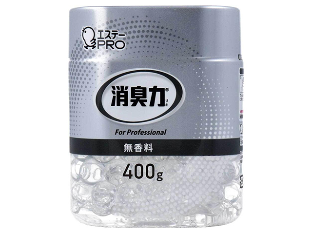 業務用消臭剤 エステー 消臭力 ビーズタイプ 室内／トイレ用 無香料 本体 400g X5個