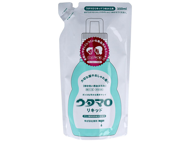 洗濯用合成洗剤 東邦 ウタマロ リキッド 中性 部分洗い用液体洗剤 さわやかなフローラルハーブの香り 詰替用 350mL X3パック