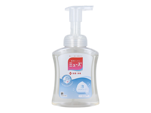 薬用泡ハンドソープ ミューズ 保湿成分配合 せっけんの香り 本体 250mL X6本