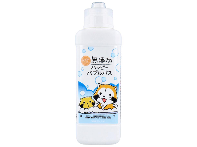 浴用化粧料 マックス ハッピーバブルバス 無添加生活 本体 380mL X2本