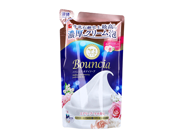 ボディソープ 牛乳石鹸共進社 バウンシア エアリーブーケの香り 詰替用 360mL X6パック