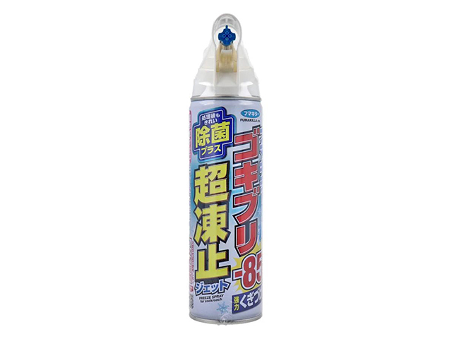 フマキラー ゴキブリ超凍止ジェット 除菌プラス 降下温度-85℃ 広角噴射ノズル 210mL X4本