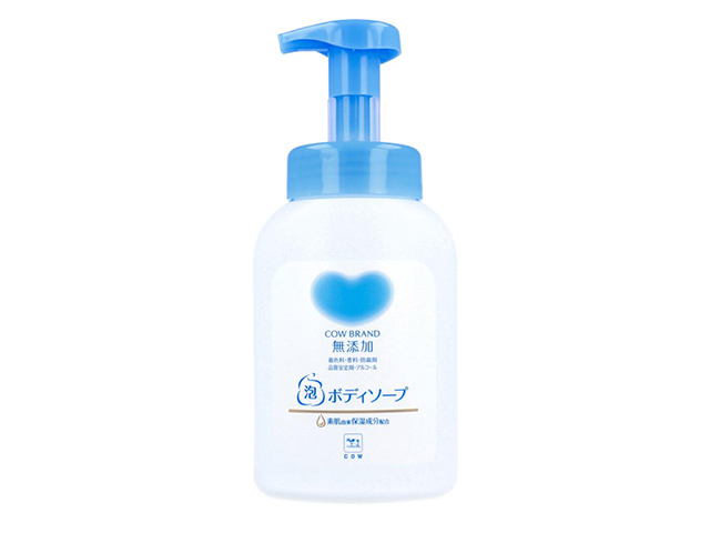 ボディソープ 牛乳石鹸 カウブランド 無添加 泡のボディソープ ポンプ付 本体 500mL X5本