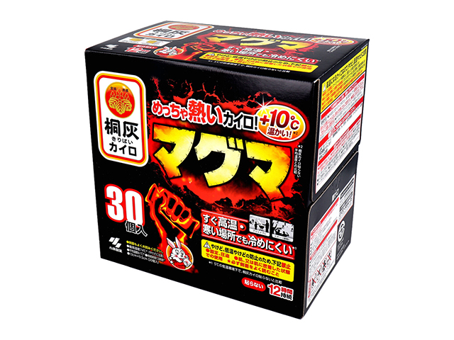 小林製薬 桐灰カイロ マグマ 貼らないタイプ 12時間用 30個入り X3箱