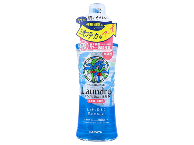 サラヤ ヤシノミ 洗たく洗剤 濃縮タイプ 無香料 弱アルカリ性 本体 520mL X6本