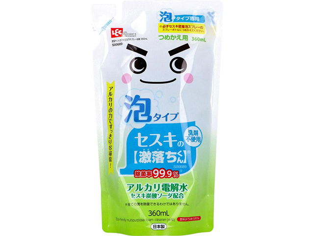 レック 激落ちくん セスキ密着泡スプレー アルカリ性 詰替用 360mL X10パック