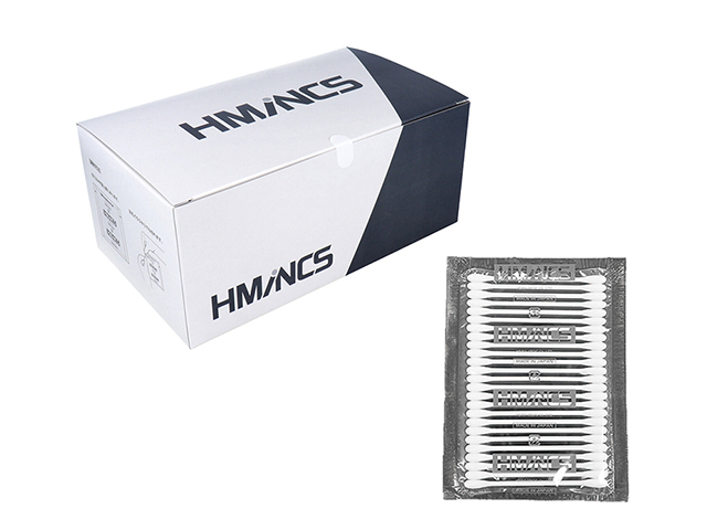 日本製工業用綿棒 平和メディク HMINCS ミンクス レギュラー水滴型タイプ RW801 25本X50シート入り
