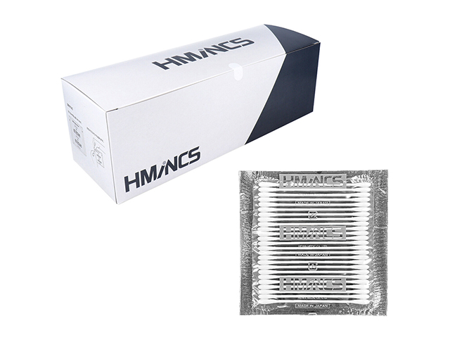 日本製工業用綿棒 平和メディク HMINCS ミンクス スリム水滴型タイプ SW801 25本X100シート入り