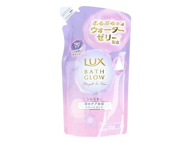 ヘアトリートメント LUX ラックス ユニリーバ・ジャパン バスグロウ ストレート＆シャイン ダマスクローズ＆カシスの華やかで上品な香り 詰替用 350g X5パック