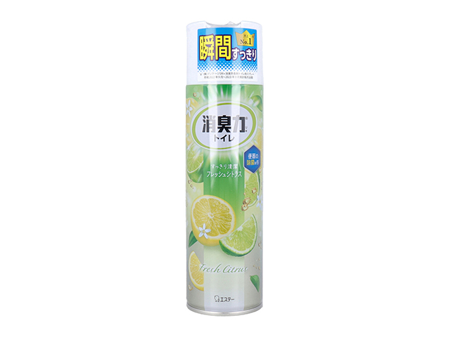 トイレ用消臭芳香剤 エステー トイレの消臭力スプレー フレッシュシトラス 365mL X5本