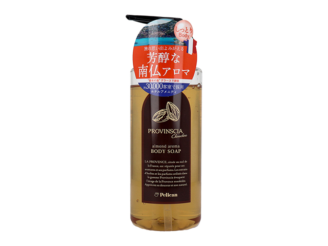 ボディソープ ペリカン石鹸 プロバンシアシュシュ アーモンドアロマ 500mL X3本