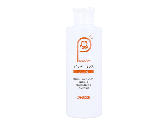 ヘアリンス シャボン玉石けん パウダーリンス クエン酸100% 無添加せっけんシャンプー専用リンス 本体 150g X3本