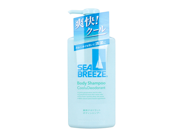 ボディソープ SEABREEZE シーブリーズ 薬用デオドラント ボディシャンプー クール＆デオドラント 本体 490mL X3本