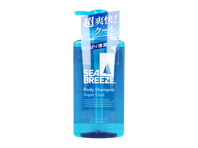 ボディソープ SEABREEZE シーブリーズ スーパークール ボディシャンプー 本体 490mL X3本