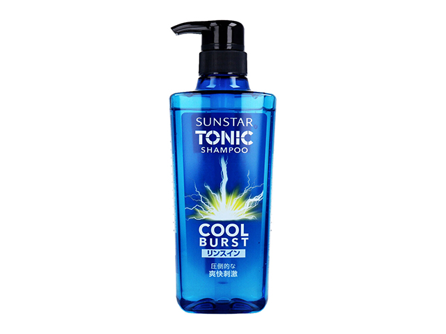リンスインシャンプー サンスター トニックシャンプー COOL BURST シトラスハーブの香り 460mL X3本