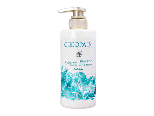 ヘアシャンプー サラヤ ココパーム オーシャンエッセンスシャンプー 天然精油100％ ラベンダー&シダーウッド 本体 450mL X5本