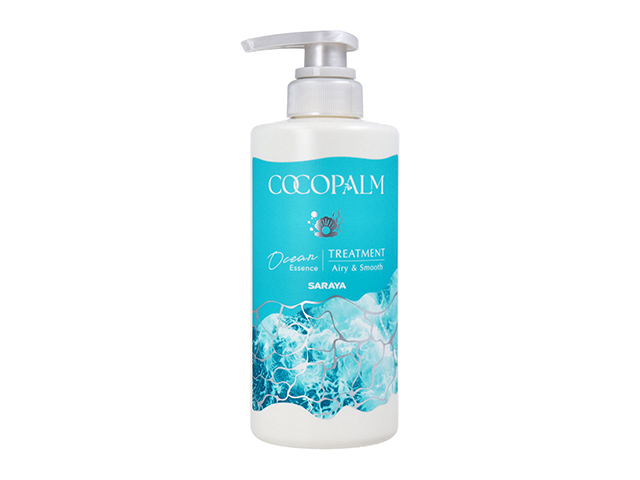 ヘアトリートメント サラヤ ココパーム オーシャンエッセンストリートメント 天然精油100％ ラベンダー&シダーウッド 本体 450mL X5本