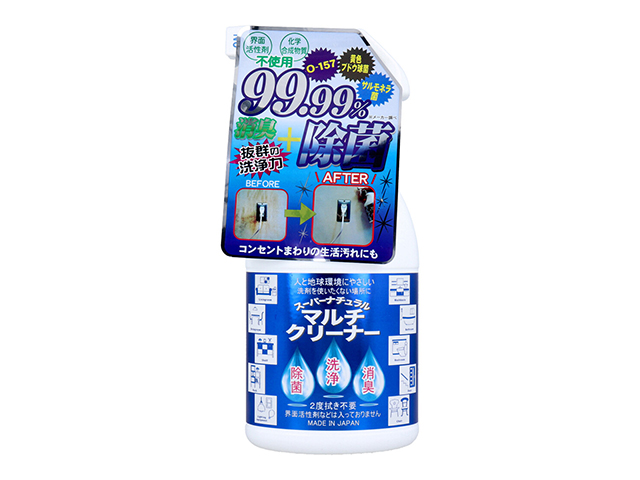 アルカリイオン洗浄水 ドーイチ スーパーナチュラルマルチクリーナー アルカリ性 420mL X3本