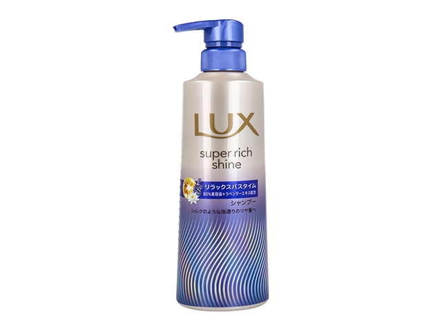 ヘアシャンプー ユニリーバ・ジャパン LUX ラックス スーパーリッチシャイン リラックスナイトケア まとまりシャンプー 睡蓮とラベンダーの落ち着く香り 400g X3本