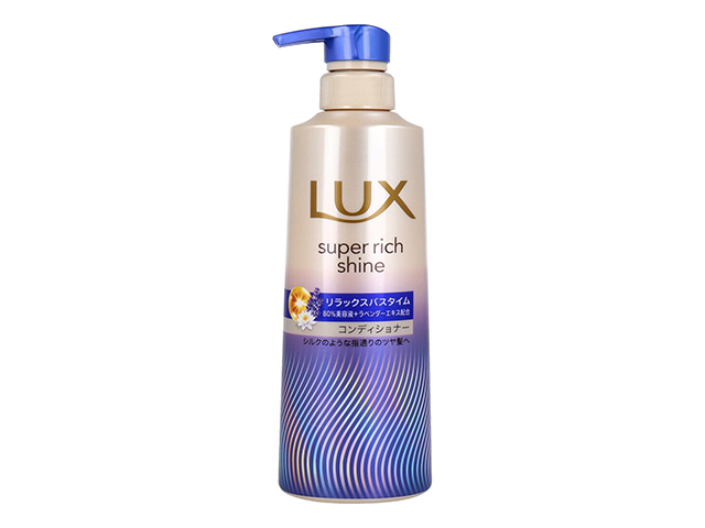 ヘアコンディショナー ユニリーバ・ジャパン LUX ラックス スーパーリッチシャイン リラックスナイトケア まとまりコンディショナー 睡蓮とラベンダーの落ち着く香り 400g X3本