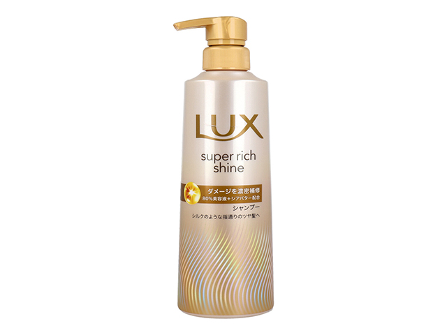 ヘアシャンプー ユニリーバ・ジャパン LUX ラックス スーパーリッチシャイン ダメージリペア 補修シャンプー ジューシーフルーツと華やかフローラルの香り 400g X3本