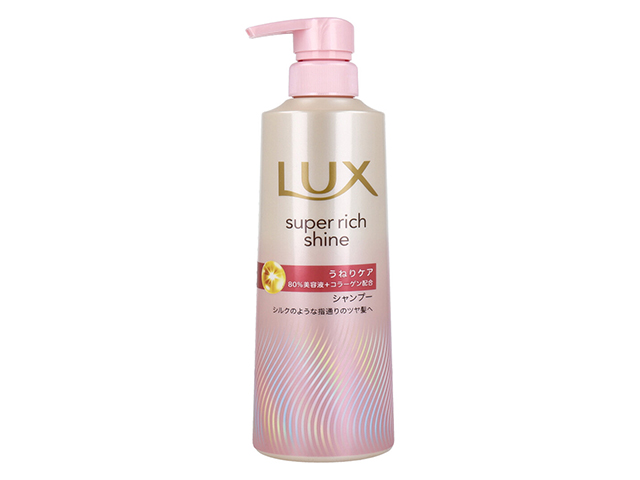 ヘアシャンプー ユニリーバ・ジャパン LUX ラックス スーパーリッチシャイン ストレートビューティー うねりケア ジューシーフルーツと華やかフローラルの香り 400g X3本