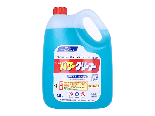 厨房油汚れ用洗浄剤 花王 業務用 Kao パワークリーナー アルカリ性 4.5L