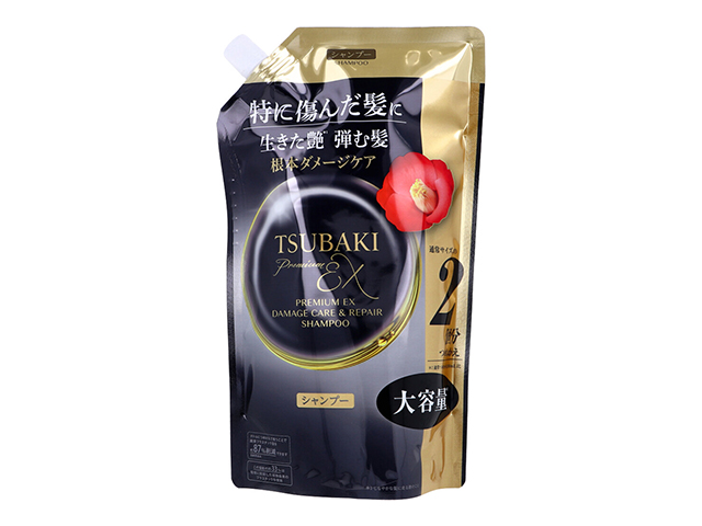 ヘアシャンプー TSUBAKI ツバキ プレミアムEX ダメージケア＆リペア 心やすらぐフローラルカメリアの香り 詰替用 600mL X3パック
