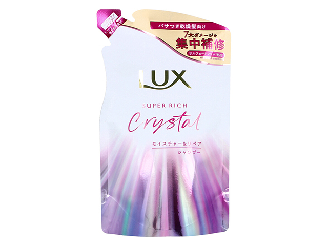 ヘアシャンプー ユニリーバ・ジャパン LUX ラックス スーパーリッチクリスタル モイスチャー＆リペア 柔らかなペアー＆ピオニーの香り 詰替用 300g X5パック