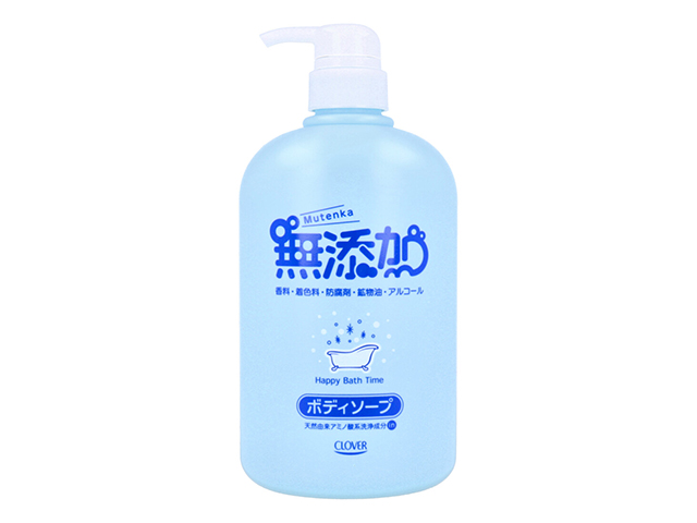 ナチュラルボディソープ CLOVER 無添加 弱酸性 800mL X3本