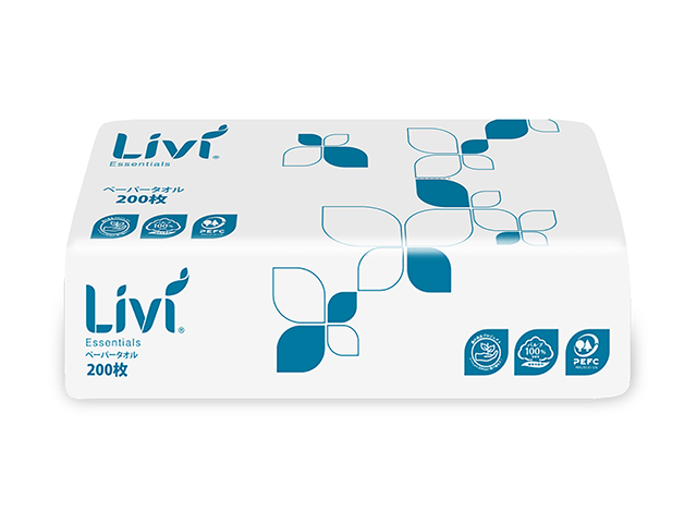 Livi リビィ ペーパータオル 200枚入りＸ40パック