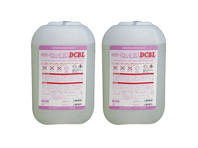 食器洗浄機用洗剤 エコレイズ シーエスDCBL 塩素除菌剤入りディッシュクリーナー 10LＸ2本