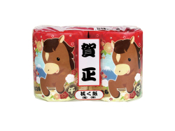 販促用トイレットペーパー 干支 ダブル27.5m 2ロールX60パック