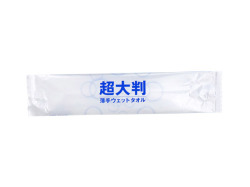 使い捨ておしぼり iiもの本舗 フレッシュプラス 超大判 薄手ウェットタオル 50本入