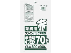 業務用ごみ袋 セイケツネットワーク T-73 ファインパックPRO 特厚70L 半透明 10枚入りＸ30パック