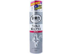 トイレの消臭力スプレー エステー ウォーターミストスプレー 消臭力 トイレ用 ウイルス除去プラス 無香性 280mL X4本