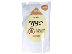 洗濯用石けん ソフト パックス 弱アルカリ性 無香料 詰替用 1000mL X10パック
