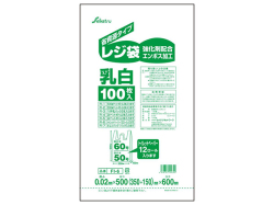 レジ袋 セイケツネットワーク FI-6 レジ袋50号 乳白色 500mmX600mm 100枚入り X10パック