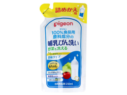 台所用合成洗剤 ピジョン 哺乳びん洗い 無添加 濃縮タイプ 詰替用 250mL X4パック