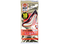 小林製薬 桐灰カイロ くつ用 くつの中に敷くタイプ ロング 10時間用 ベージュ 3足分入り X8パック