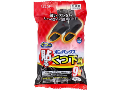 エステー 貼るオンパックス くつ下用 くつ下に貼るタイプ 黒 9時間用 5足入り X6パック